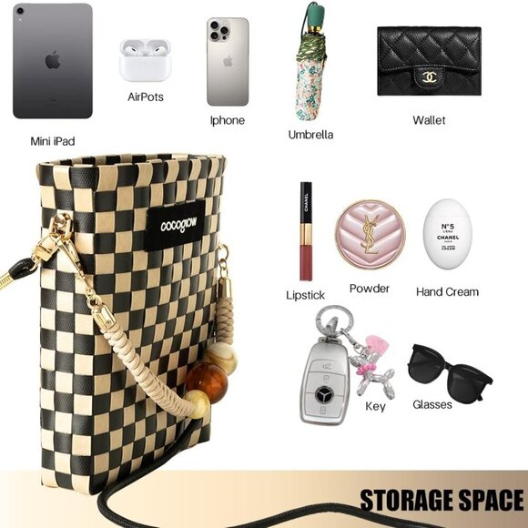 Trendy Hand-Woven Crossbody Bag - Versatile Fashion Accessory for Every Occasion - Picture 6 of 7